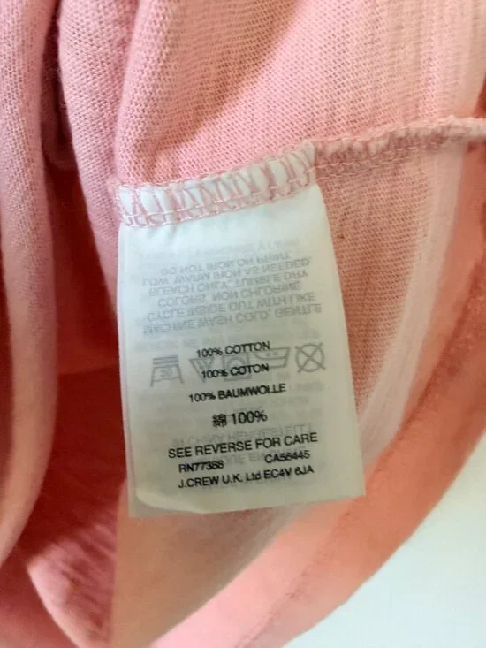 J. Crew Short Sleeve Round Neck "In Vacanza" Cotton T-Shirt Women's Size S - Picture 4 of 8